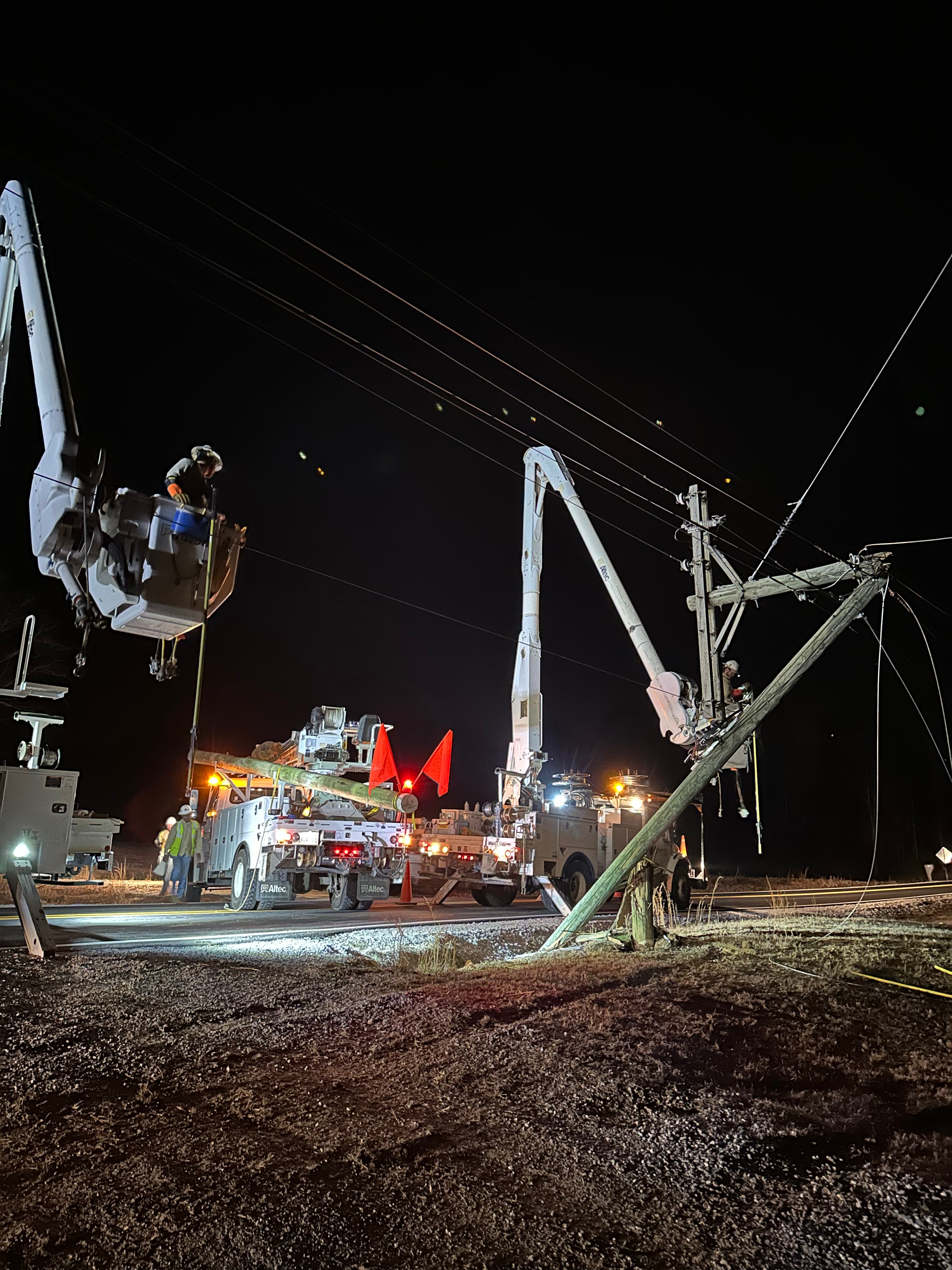 Night power restoration